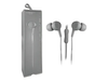 Auriculares Manos Libres In-ear 120cm West F031 Bass Celular Color Gris