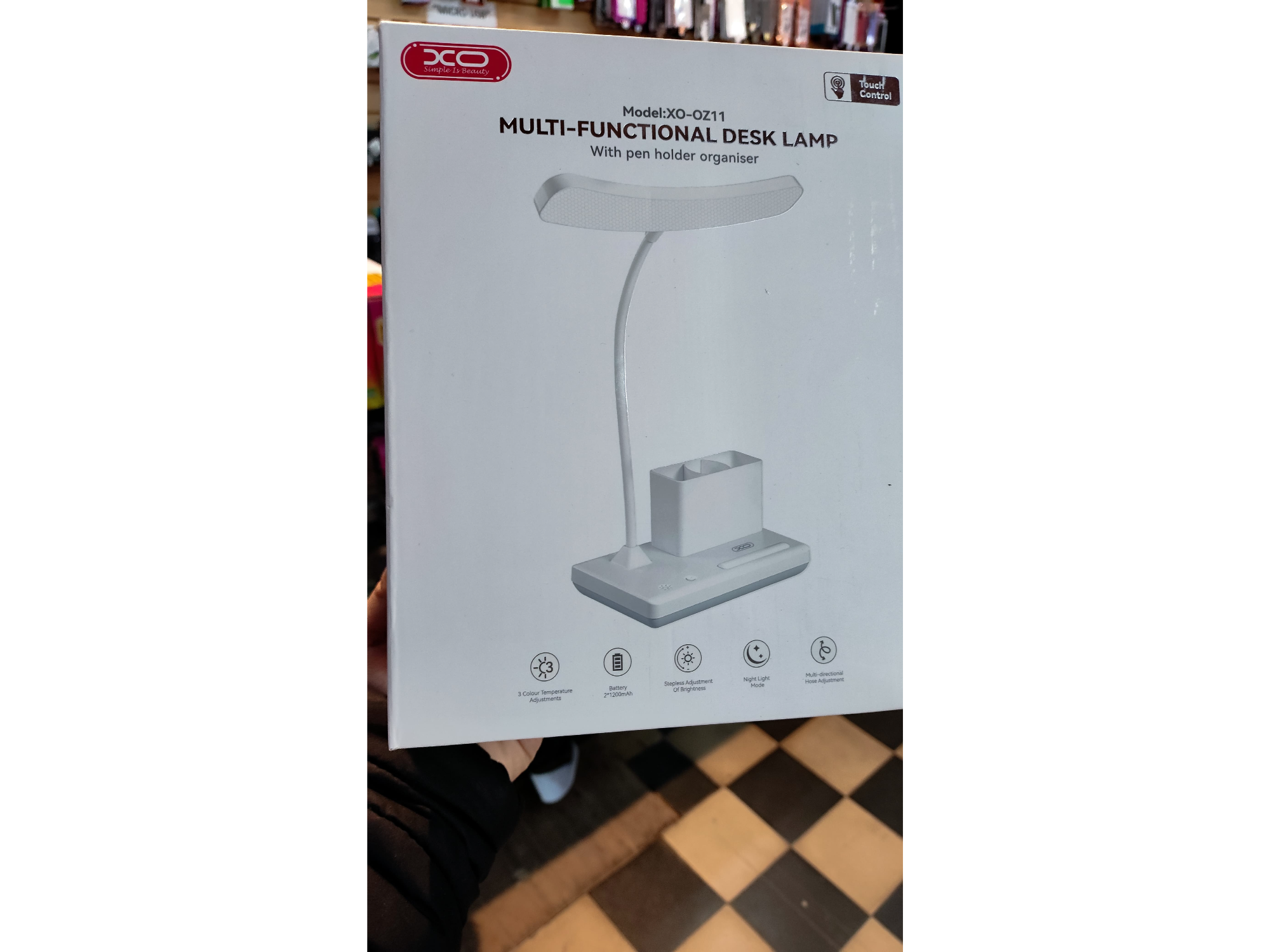 LAMPARA RECARGABLE PARA ESCRITORIO XO-OZ11