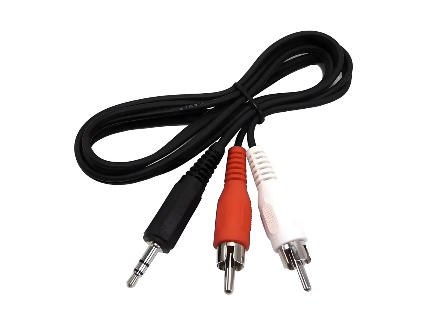 CABLE NETMAK NM-C25 3.5 PLUG A 2 RCA 1.5M BOLSA