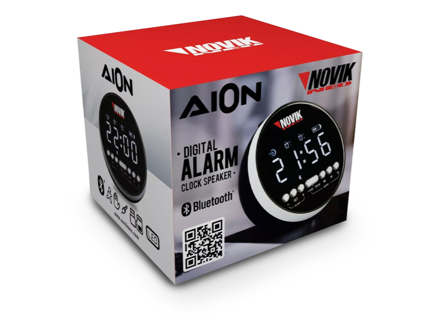 Despertador recargable bluetooth Novik AION