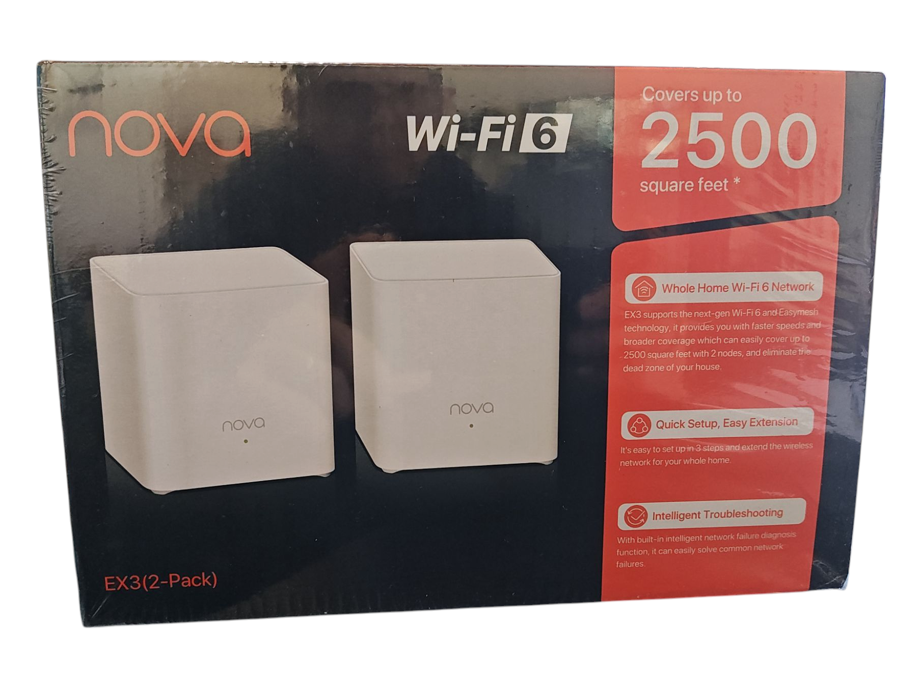 Tenda Ax1500 Nova Ex3 Mesh Wifi 6 De Malla De 5 Ghz 2 Pack