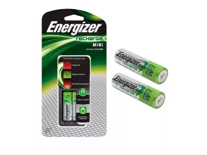 Energizer recharge mini AA/AAA cargador