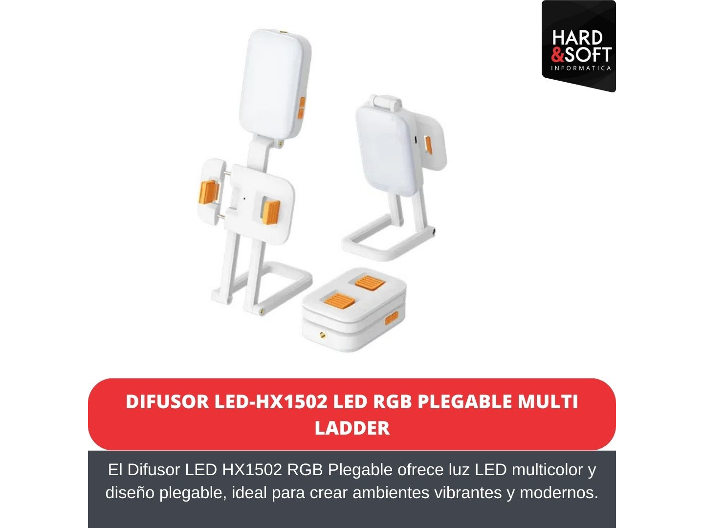 difusor led-hx1502 led rgb plegable multi ladder