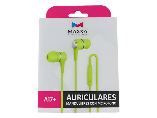 Auriculares MAXXA A17+ verdes