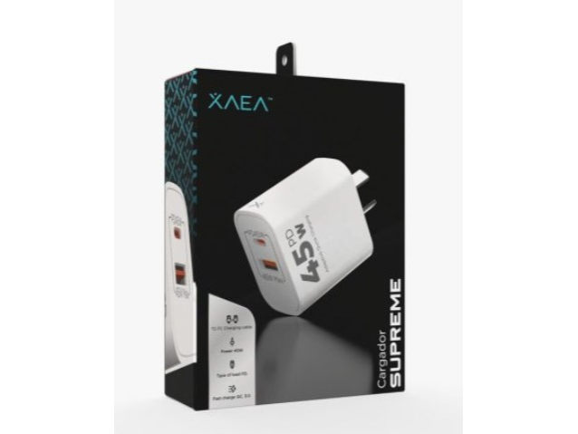 CARGADOR 220V MODX-004 SUPREME – 5A – 1USB + TIPO C – XAEA