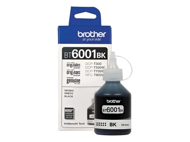 TINTA BROTHER BT6001 BK NEGRO