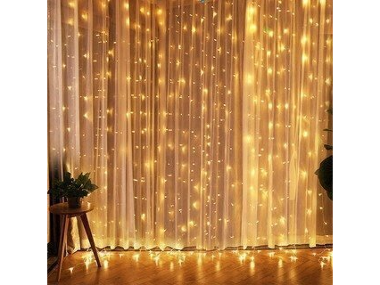 CORTINA LUZ LED RGB 3X3 M