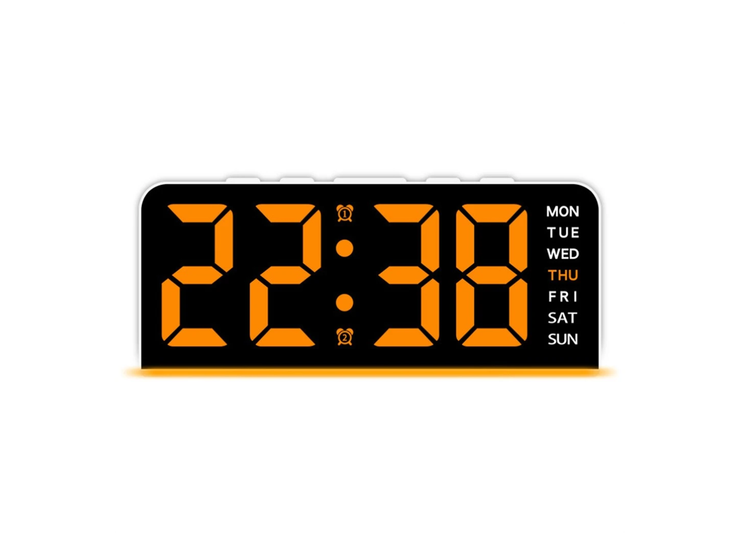 DESPERTADOR GH9001 CON PANTALLA LED RECTANGULAR DE 6.5″