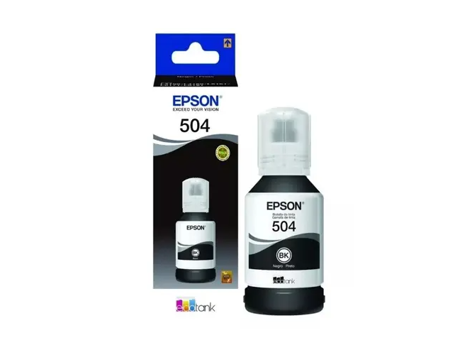 BOTELLA DE TINTA EPSON 504 NEGRO