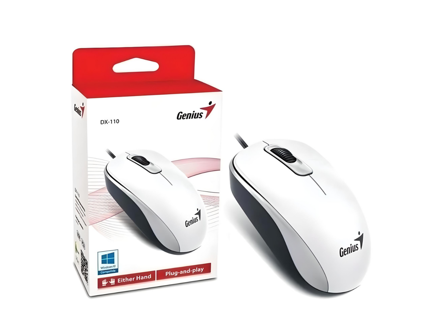 MOUSE GENIUS USB DX110 USB BLANCO