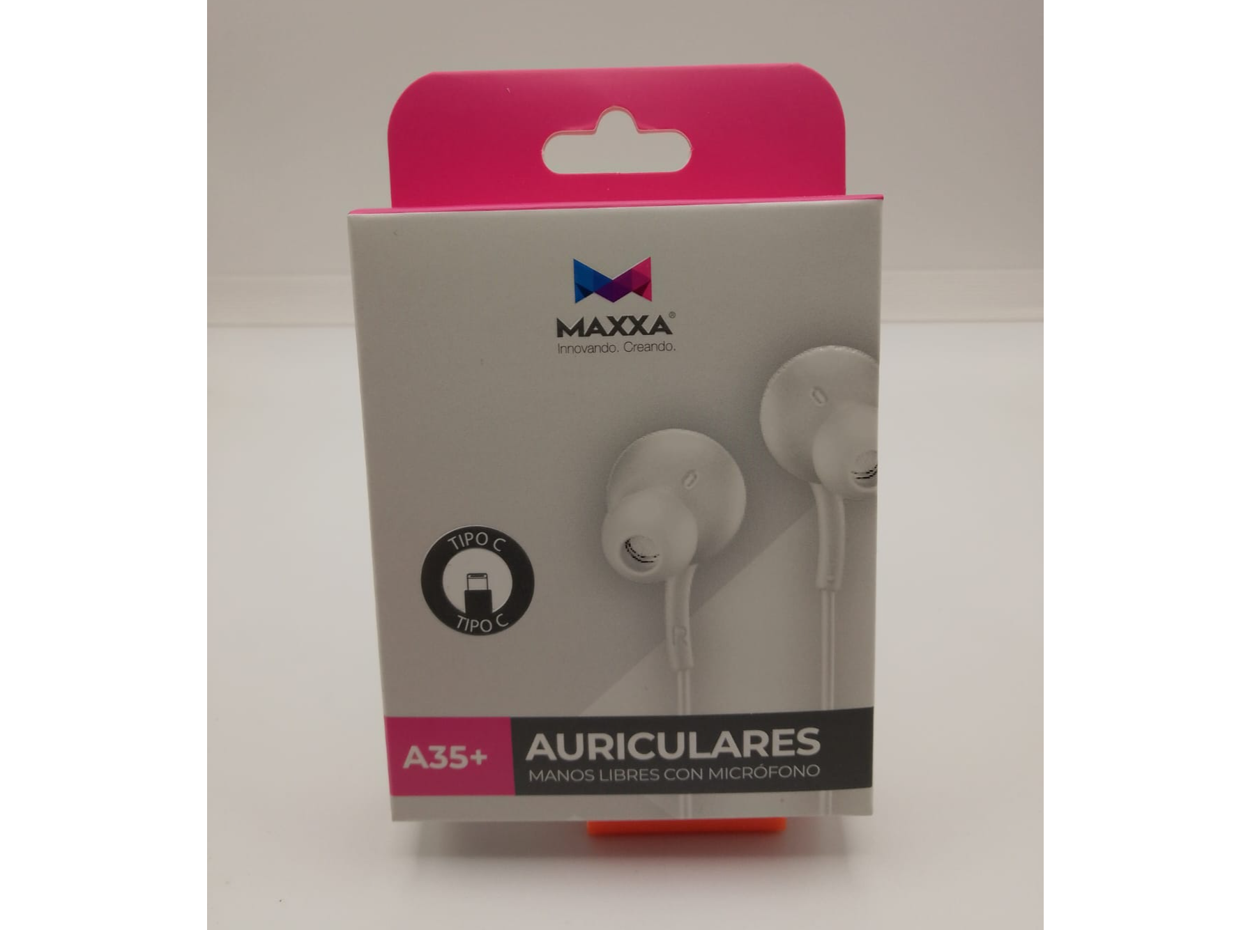 Auriculares MAXXA ( Manos libres; Blancos )