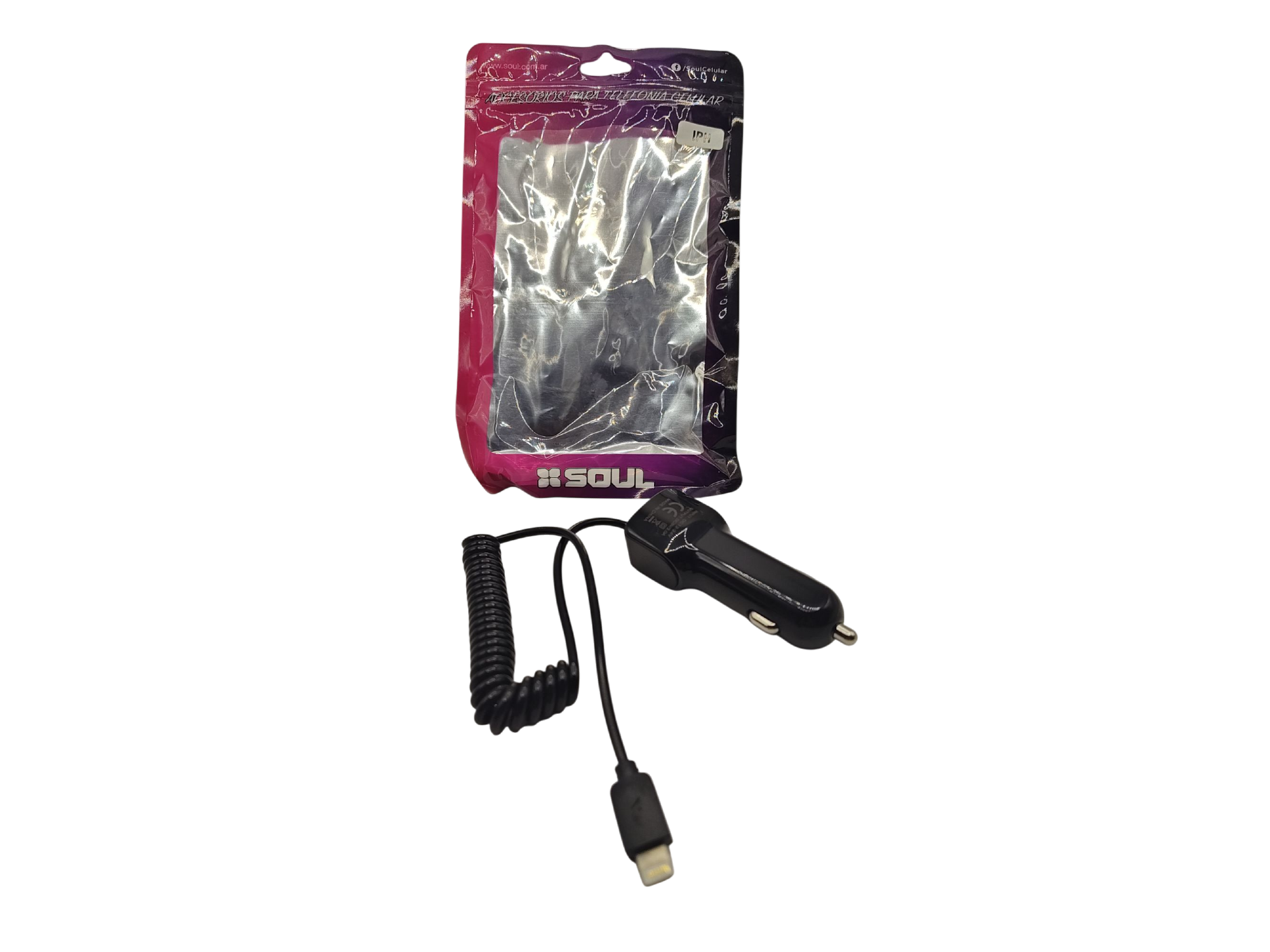 Cargador 12v iPhone + usb