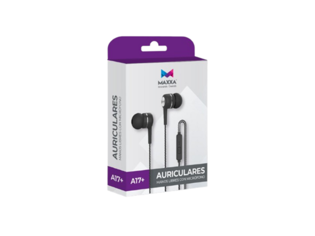 Auriculares Maxxa A17+ Negro