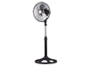 VENTILADOR KANJI DE PIE 10″ PALETAS METAL NEGRO 3 EN 1 65W