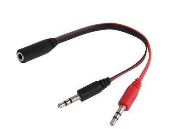 ADAPTADOR NETMAK NM-C50 3.5 PLUG A AURIC Y MICROF 3.5 PARA PC de Hardsoft La Para