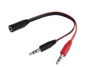 ADAPTADOR NETMAK NM-C50 3.5 PLUG A AURIC Y MICROF 3.5 PARA PC de Hardsoft La Para