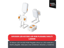 difusor led-hx1502 led rgb plegable multi ladder