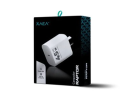CARGADOR 220V MODX-507 RAPTOR – 5,1A – 45W – 1TC + PD – XAEA – BLANCO