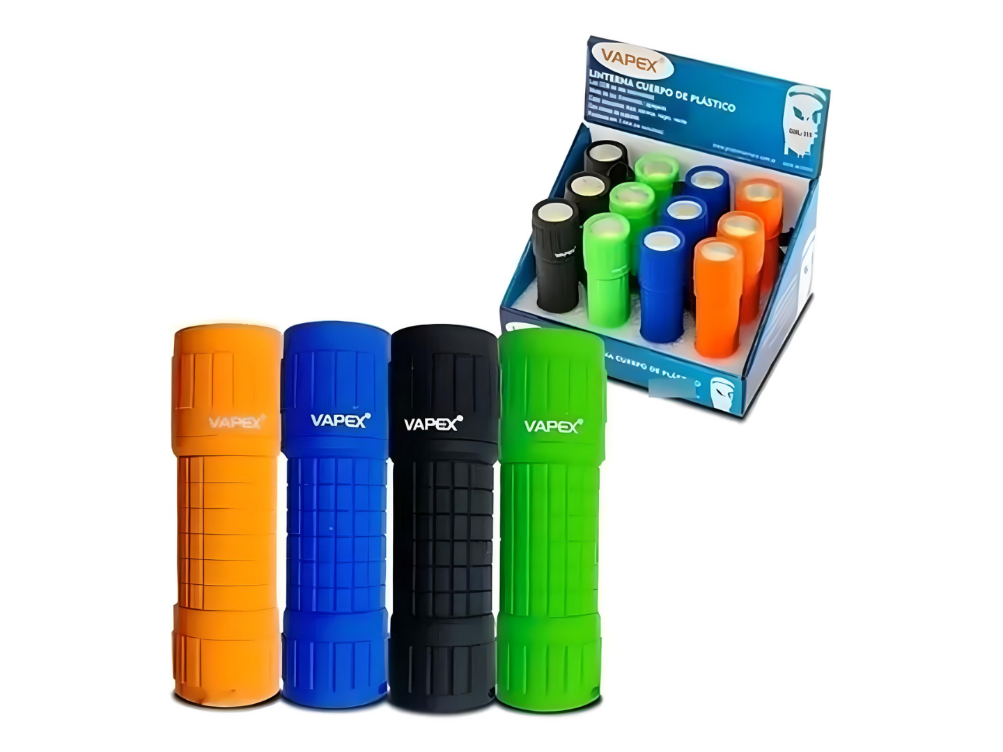 LINTERNA VAPEX GML115 PLASTICO COLORES