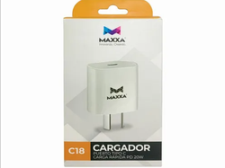 Cargador Maxxa c18 con puerto tipo c