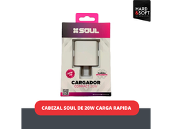 CABEZAL SOUL DE 20W CARGA RAPIDA S/CABLE