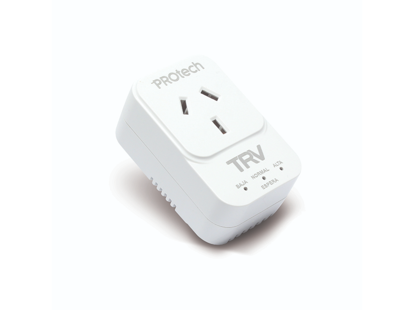 PROTECTOR DE TENSION PROTECH-E BY TRV 2200W (CON RETARDO DE CONEXION 15S) ELECTRONICOS