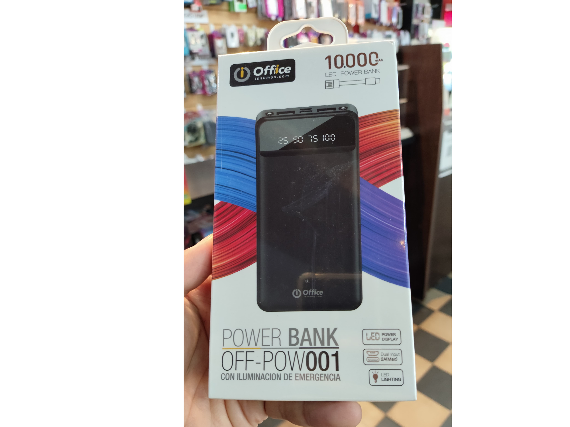 CARGADOR PORTABLE 10.000MAH OFF-POW001 OFFICE