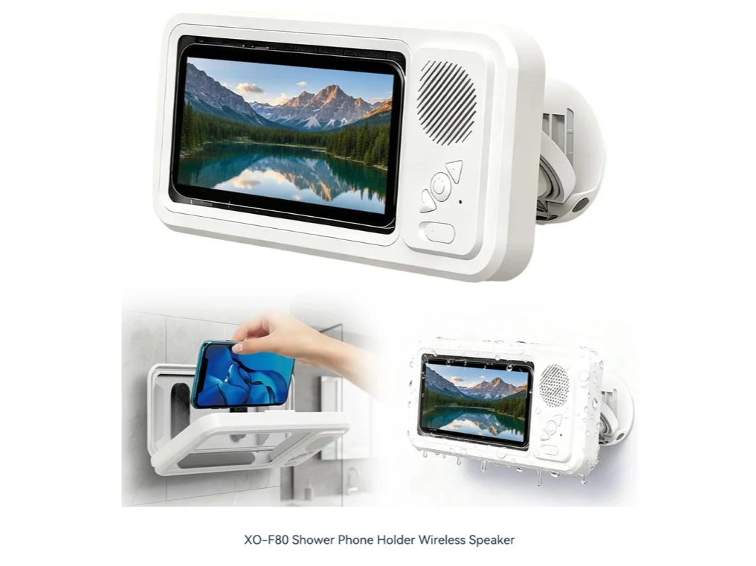 SOPORTE CELULAR PARA DUCHA XO-F80 CON PARLANTE