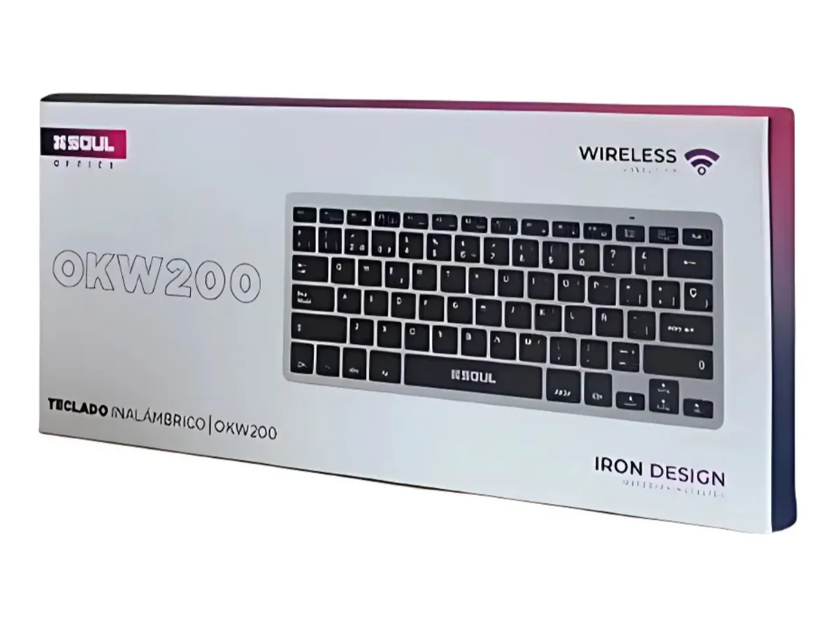 A.C TECLADO SOUL OFFICE OKW200 2.4GHZ
