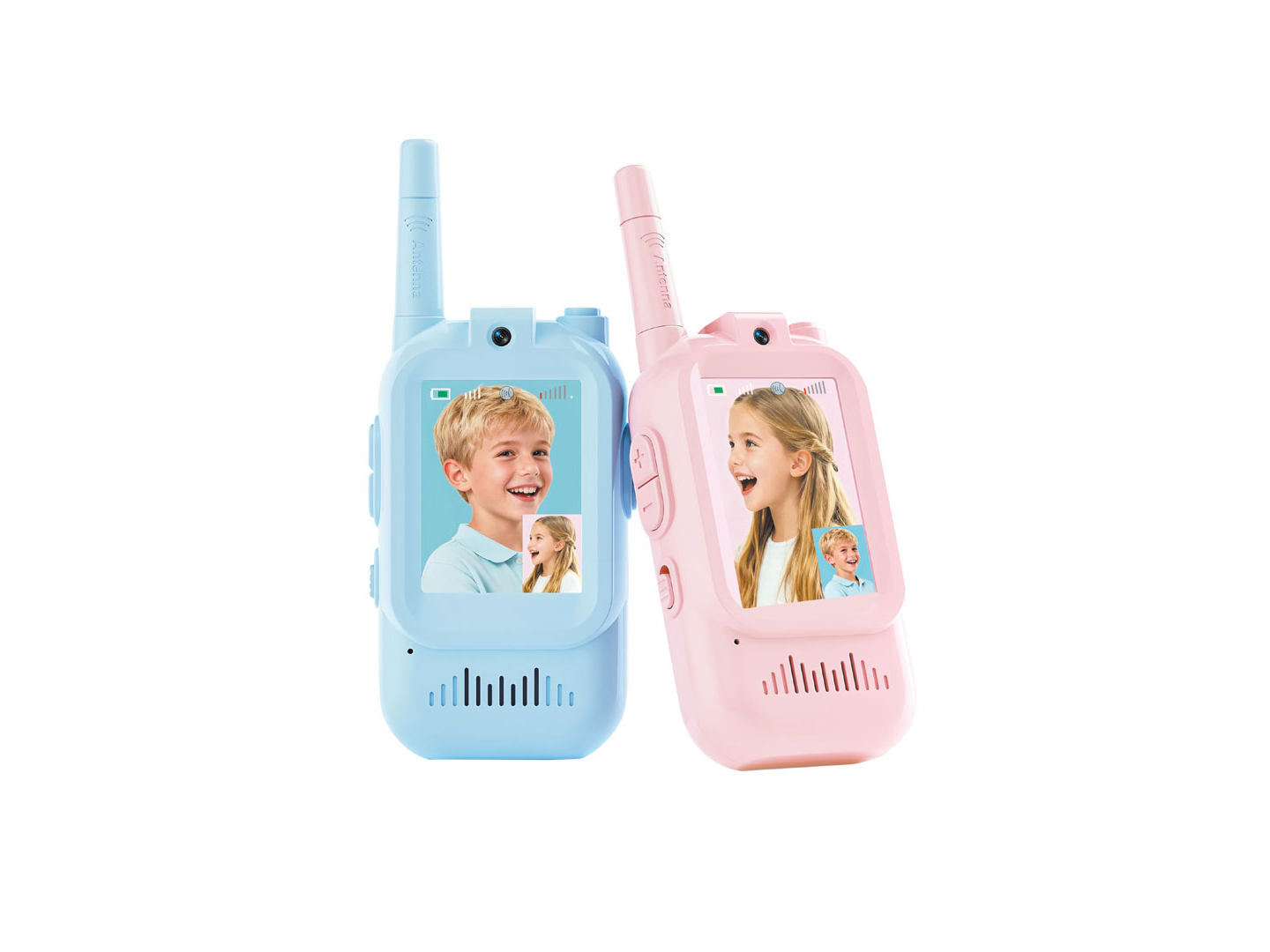 WALKIE TALKIE PARA NIÃ‘OS XO-DJJ02 CON CÃMARA PACK DE 2 AZUL