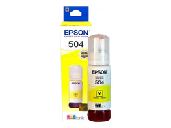 BOTELLA DE TINTA EPSON 504 AMARRILLO