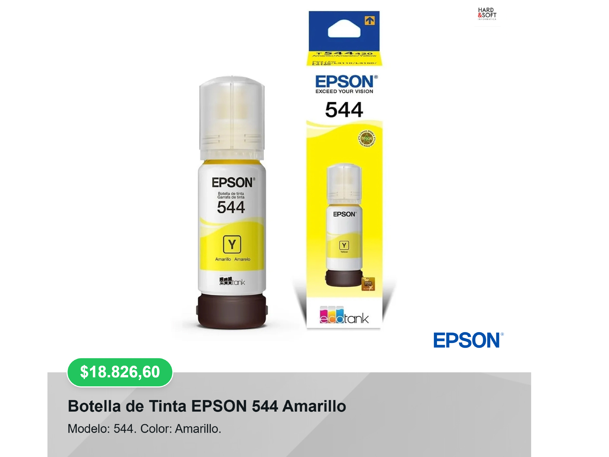 Botella de Tinta EPSON 544 AMARILLO