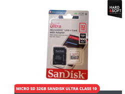 MICRO SD 32GB SANDISK ULTRA CLASE 10