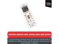 control remoto univ. suono (3001) aire acond