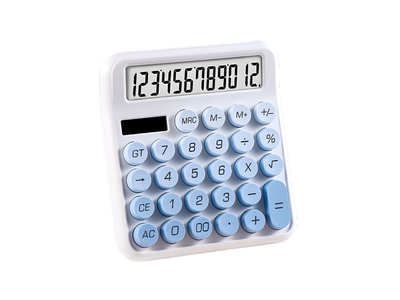 CALCULADORA COLORES GRANDE MODV-001W – VARIOS – CELESTE