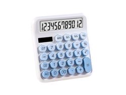 CALCULADORA COLORES GRANDE MODV-001W – VARIOS – CELESTE
