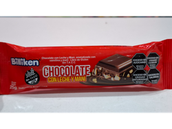 Chocolate c Leche y Mani Billiken 25gr