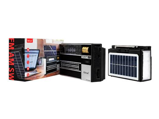 RADIO BLUETOOTH CON PANEL SOLAR Y LINTERNA KTF-2523