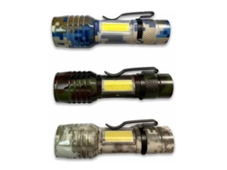 LINTERNA RECARGABLE METAL 512 CAMUFLADA