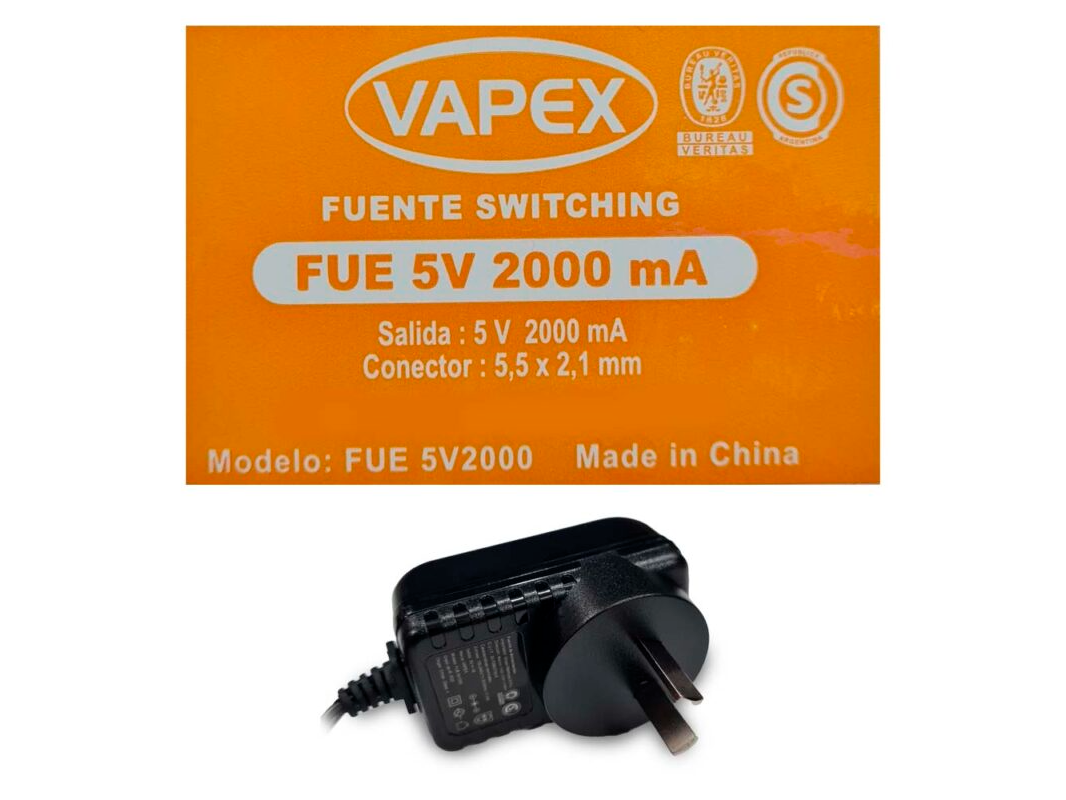 Fuente Switching Vapex 5v-2000mA