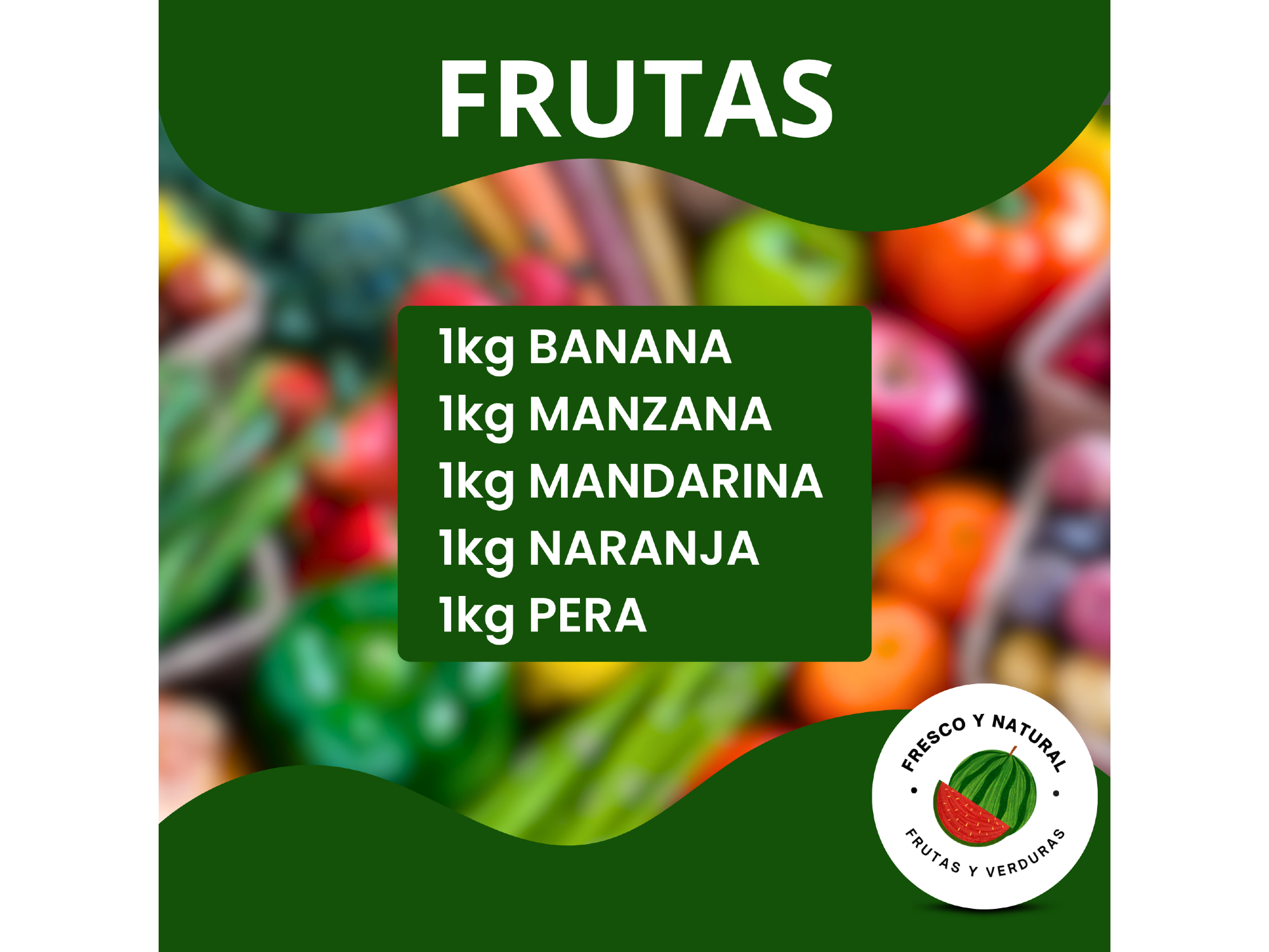 Bolson frutas