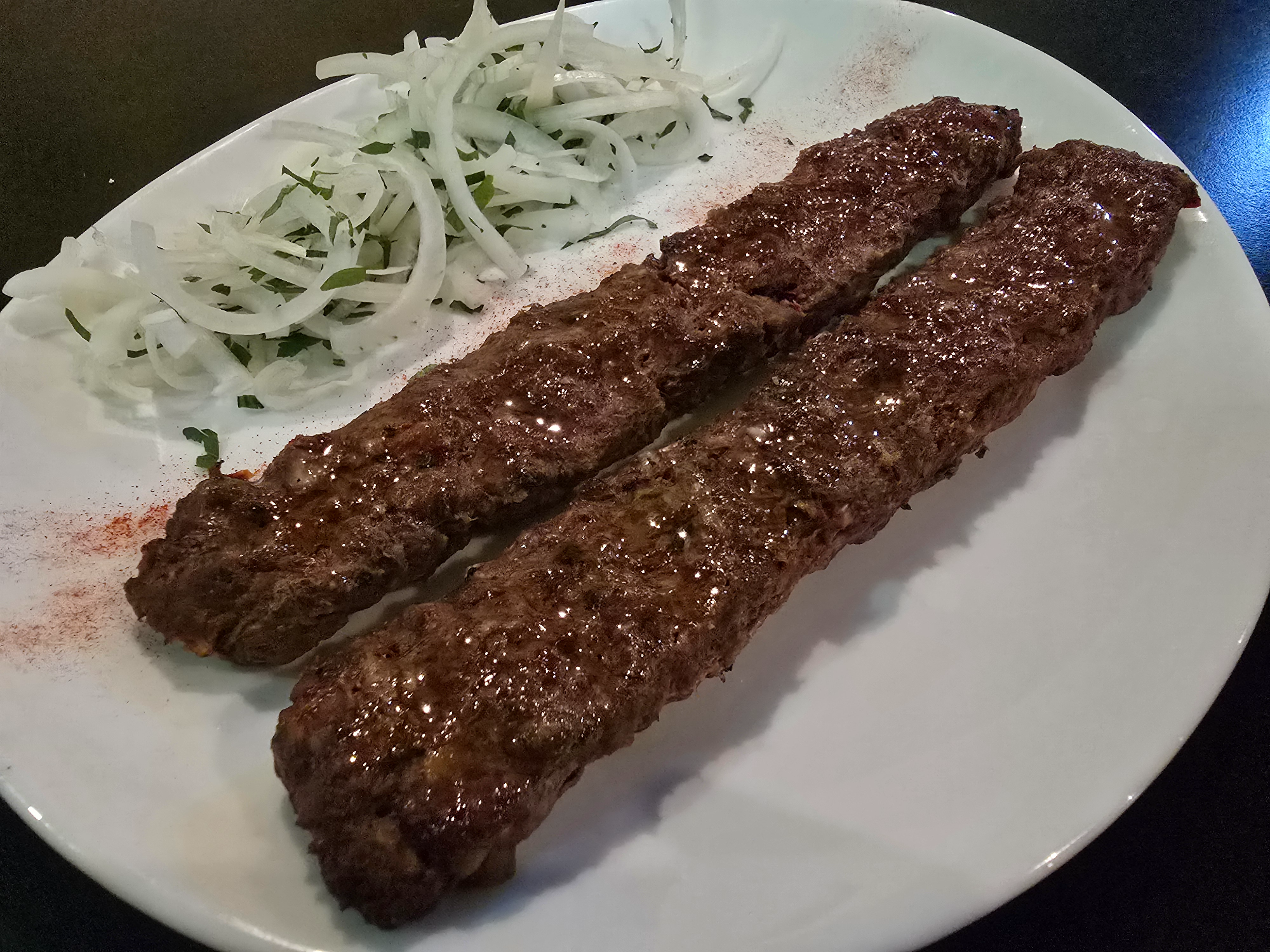 Kebap carne al fierrito Condimentada.