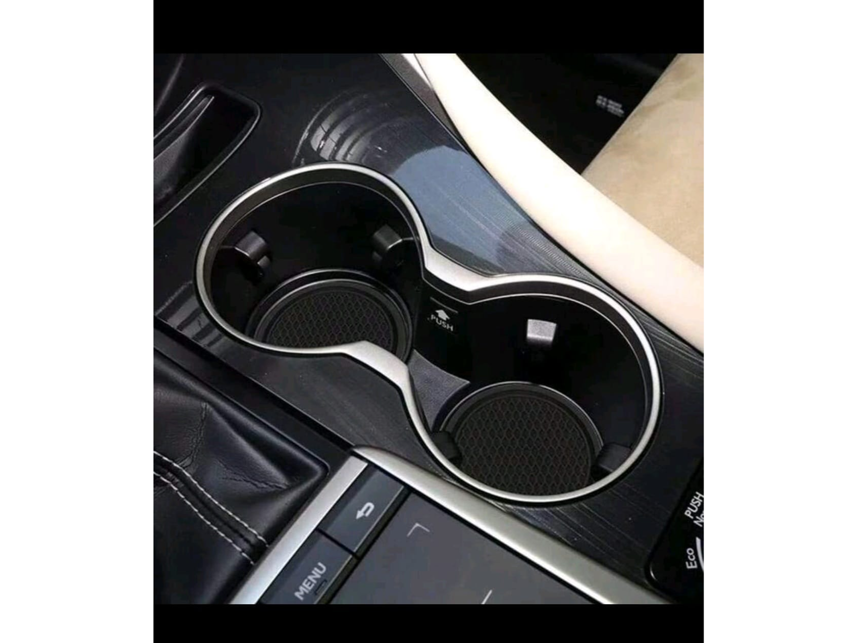 POSAVASOS GOMA NEGRA