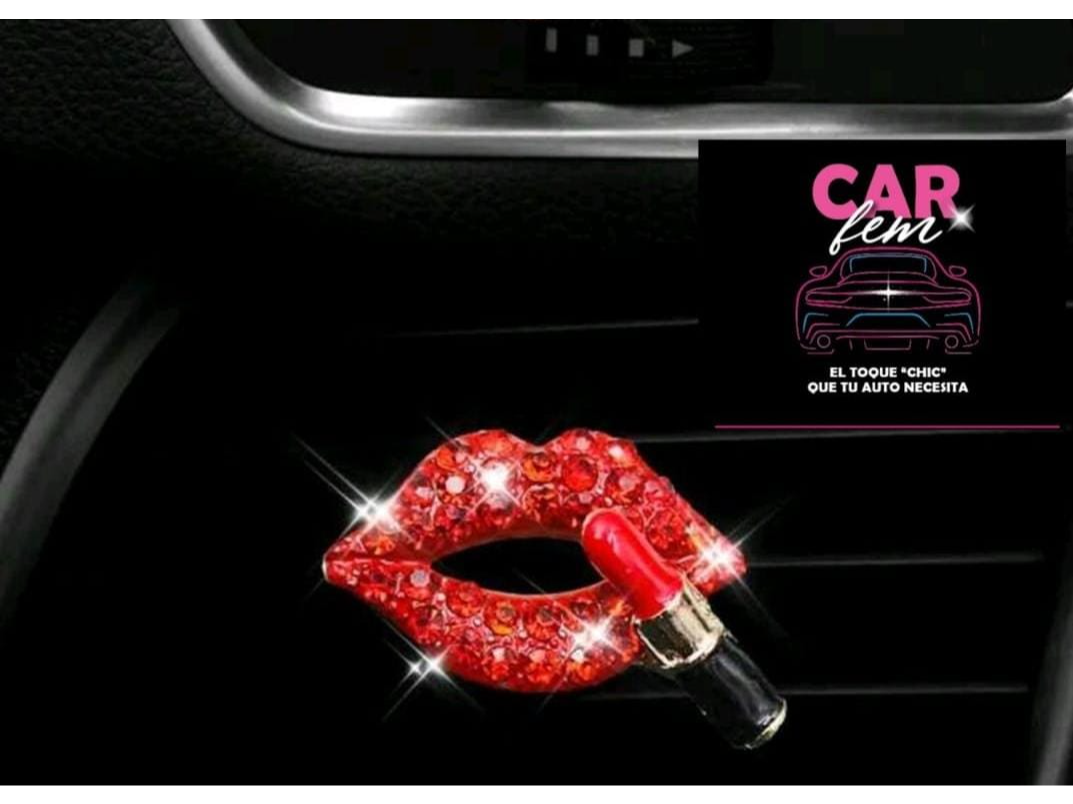 ADORNO BOCA STRASS ROJOS