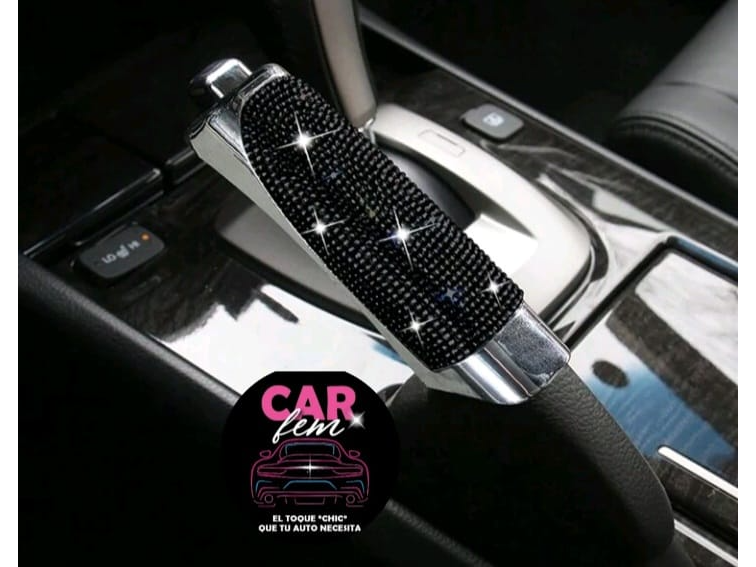 CUBRE FRENO DE MANO BRILLOS NEGROS