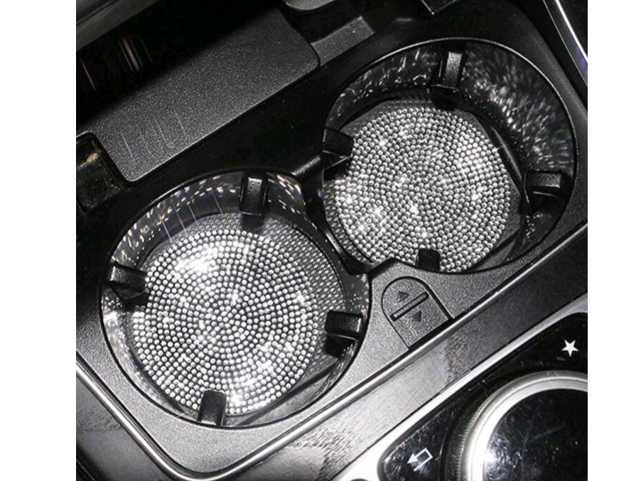 POSAVASO SILICONA BRILLOS PLATA