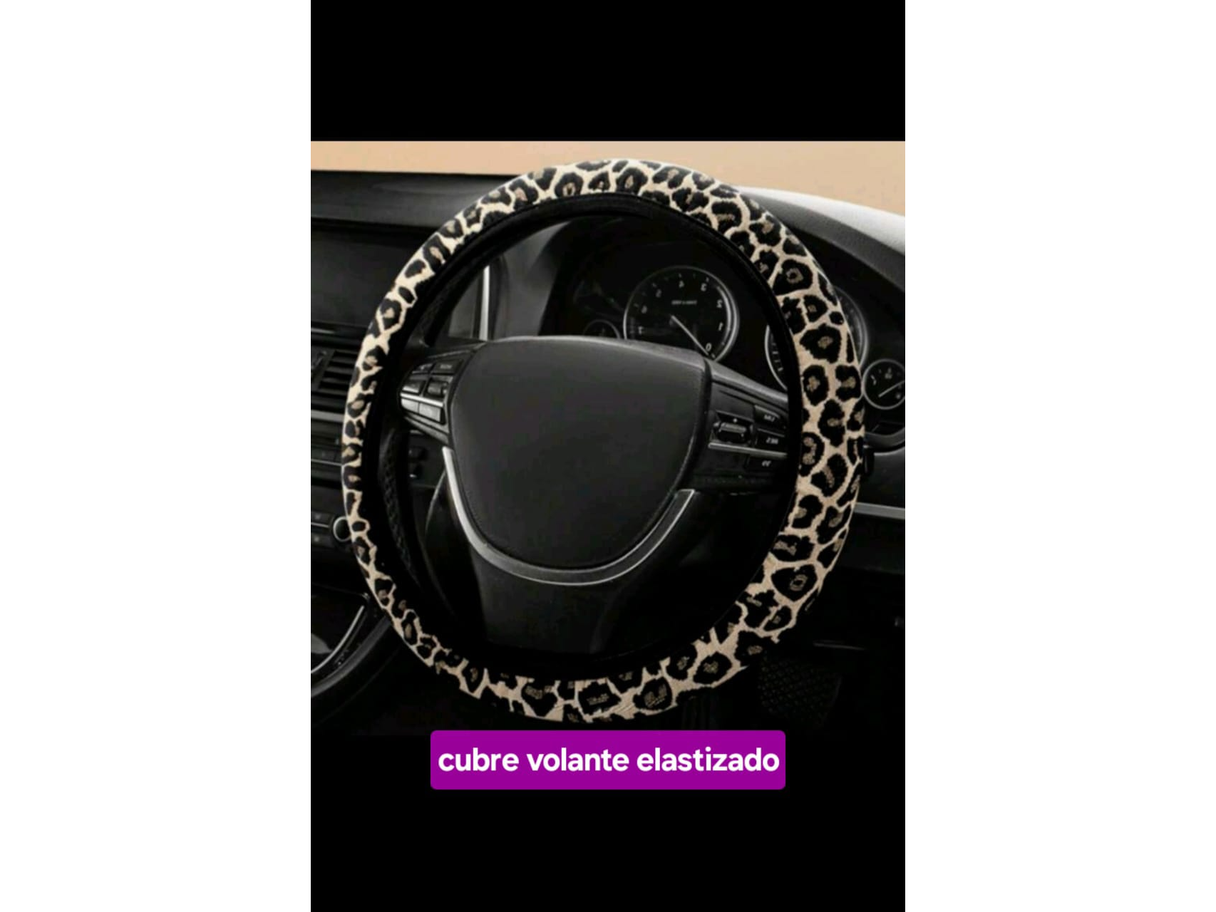 CUBRE VOLANTE ANIMAL PRINT