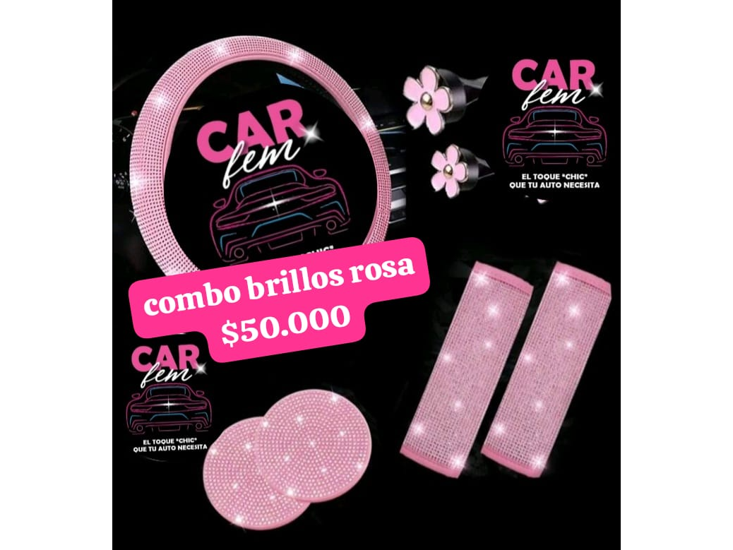 JUEGO ROSA BRILLOS