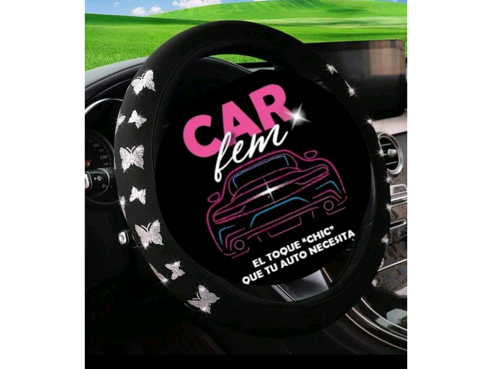 CUBRE VOLANTE MARIPOSA