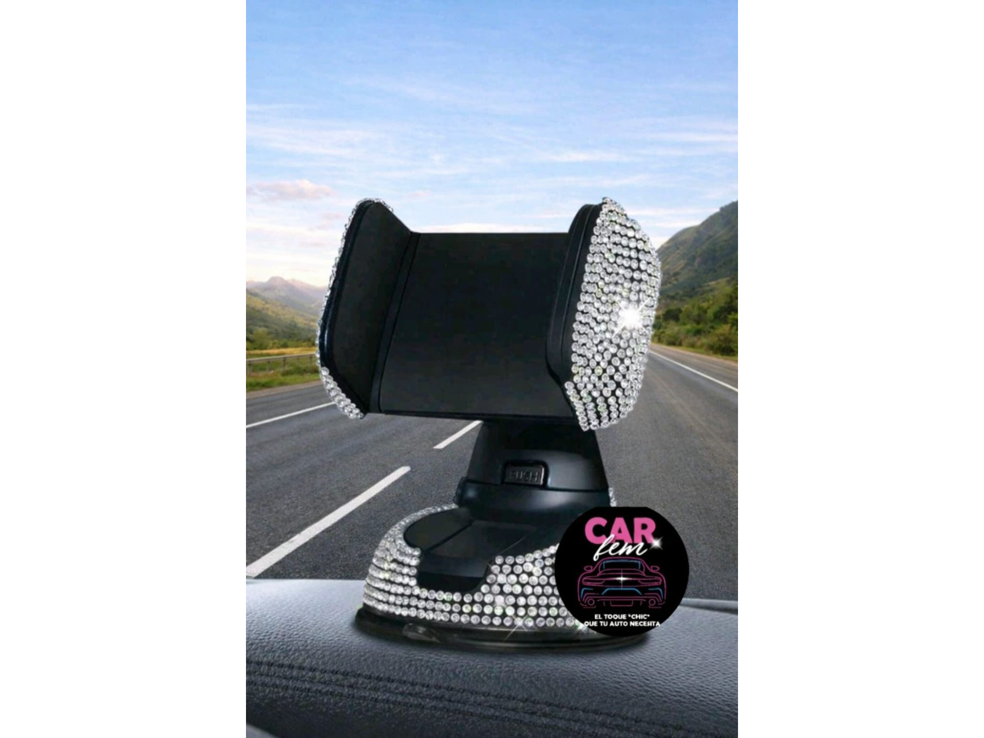 SOPORTE PARA CELULAR CON BRILLOS